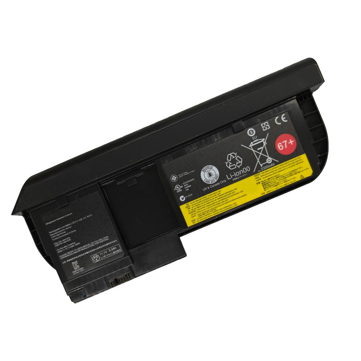 DPaibLT 45N1079 63Wh 11.1V Laptop Battery for Lenovo ThinkPad X220T X230T Tablet (5600mAh/6-Cell)