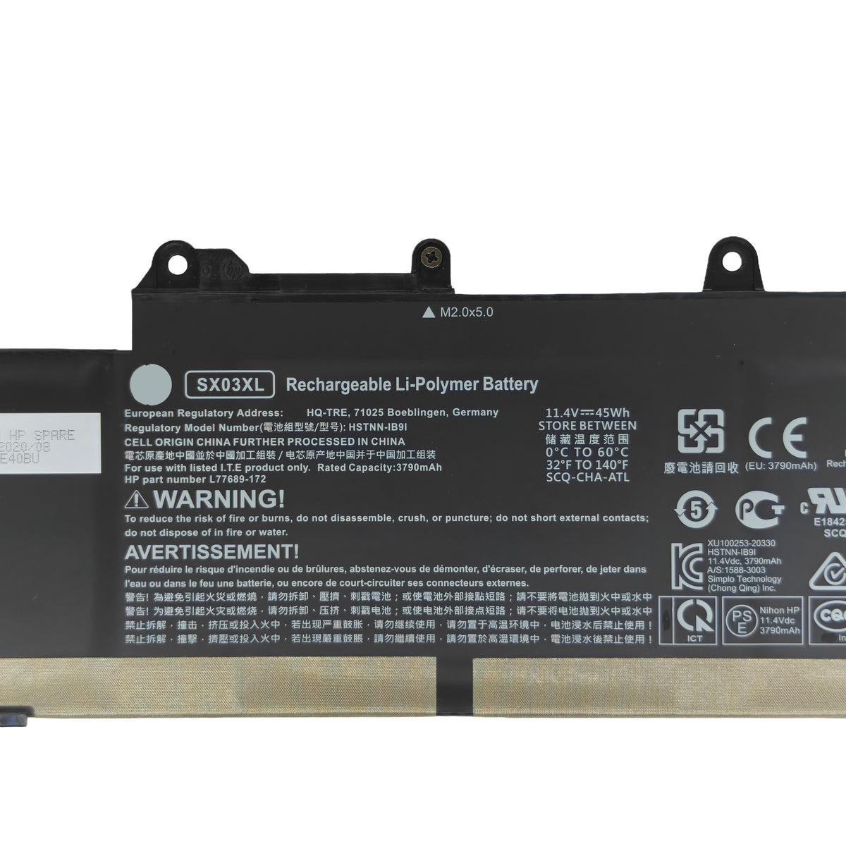 DPaibLT NEW 45Wh 11.4V 3790mAh SX03XL LAPTOP BATTERY For HP ProBook X360 435 G7 G8 HSTNN-IB9I HSTNN-DB9S HSTNN-DB9P HSTNN-IB9D
