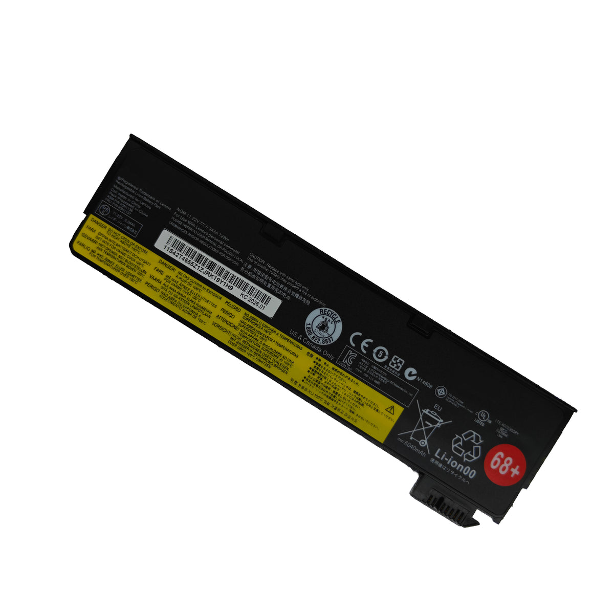 DPaibLT 45N1137 72Wh 11.22V Laptop Battery for Lenovo ThinkPad T440 T450 T460 X240 X250 (6340mAh/6-Cell)