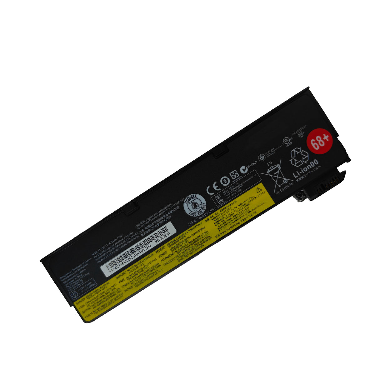 DPaibLT 45N1137 72Wh 11.22V Laptop Battery for Lenovo ThinkPad T440 T450 T460 X240 X250 (6340mAh/6-Cell)